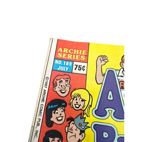 Archie Series #189 Comic July 1987 Classic Edition Bagged Boarded - Picture 2 of 5